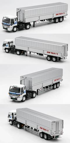 精致工藝再現(xiàn) TLV五十鈴810EX歐翼廂式拖車模型展示